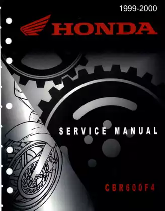 Honda CBR600F4 Service Manual (1999-2000) - Comprehensive Repair Guide