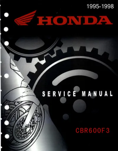 Preview: 1995–1998 Honda CBR600F3 Hurricane Service Manual OEM