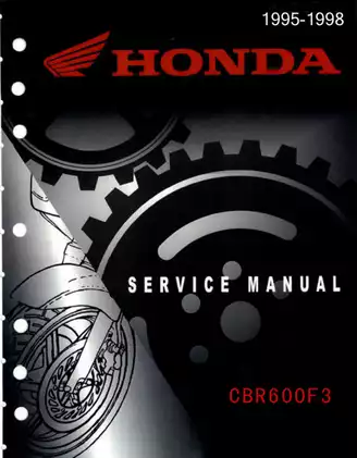 Honda CBR600F3 Service Manual (1995-1998) - Complete Repair Guide Preview image 1