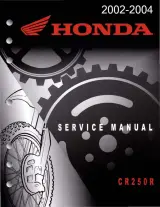 2002–2004 Honda CR250R Service Manual (P/N 61KZ371) – preview page 1