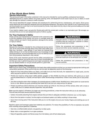 Honda CR250R Service Manual (2002-2004) - Expert Maintenance & Repair Guide Preview image 2