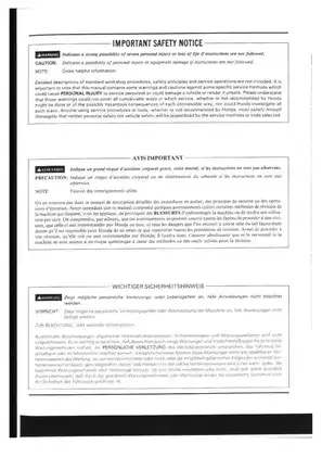 Honda NX250 Service Manual - Comprehensive Repair Guide Preview image 2