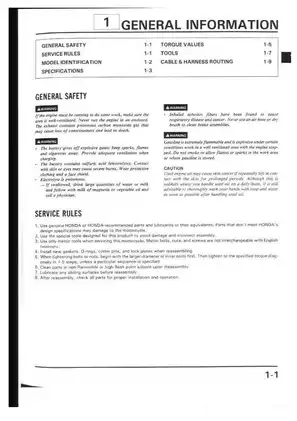 Honda NX250 Service Manual - Comprehensive Repair Guide Preview image 4
