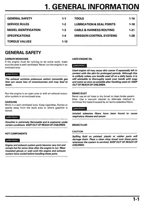 1998-2000 Honda XL1000V Varadero, XL1000 parts catalog, service manual Preview image 5