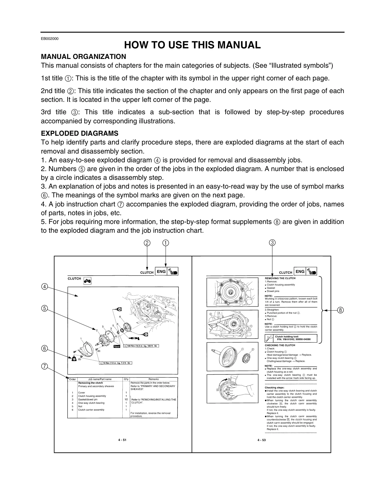 2003-2004 Yamaha Kodiak 400, YFM400 manual Preview image 4