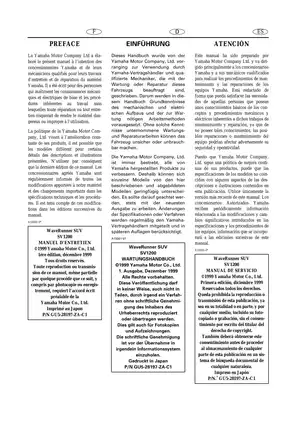 2000-2004 Yamaha SUV SV1200 Waverunner service manual Preview image 3