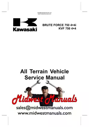 2005-2007 Kawasaki KVF 750, Brute Force 750 4x4 service manual Preview image 5