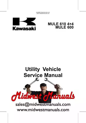 Kawasaki MULE 610 4x4 Utility Vehicle Service Manual (2005-2009) Preview image 5
