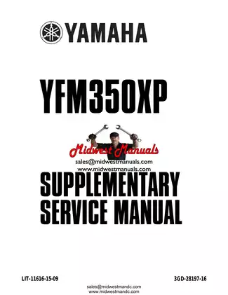 1991-2004 Yamaha Warrior 350 ATV service manual Preview image 1