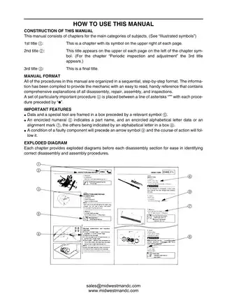 1991-2004 Yamaha Warrior 350 ATV service manual Preview image 4