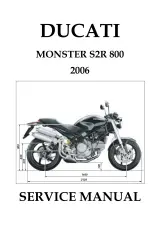 Ducati Monster S2R 800 manual, 2006 edition – preview page 1