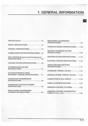 2003-2006 Honda CBR600RR service manual Preview image 2