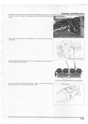 2003-2006 Honda CBR600RR service manual Preview image 4