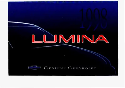 Preview: 1998 Chevrolet Lumina Owner's Manual (P/N 10285606 B)