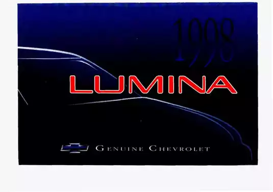 1998 Chevrolet Lumina owners manual
