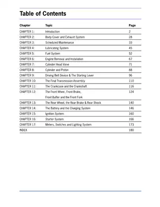 Comprehensive GY6 49.5cc Digital Service & Repair Manual Preview image 2