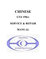 Chinese GY6 150cc VR150T 1P58MJ 157QMJ Scooter Service Manual 2005– – preview page 1