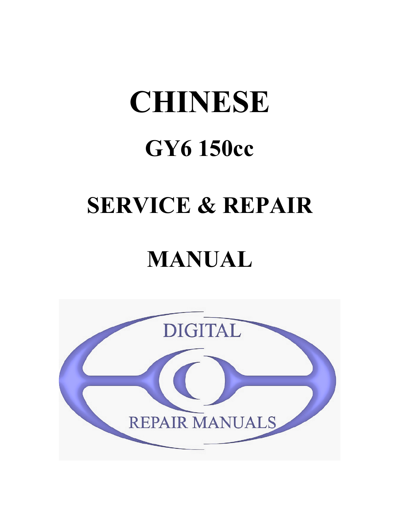 Chinese Scooter GY6 150cc service & repair manual Preview image 6