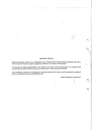 Buell XB9R Firebolt Service Manual (2003) - Comprehensive Maintenance Guide Preview image 2