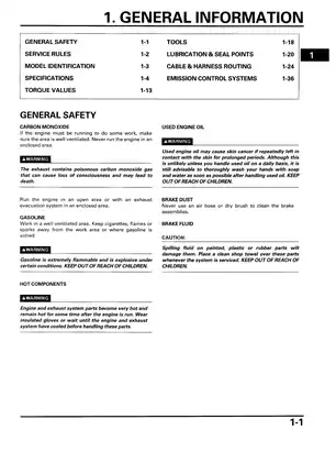1999-2002 Honda CBR1100XX, CBR1100 Super Blackbird service manual Preview image 4