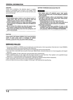 1999-2002 Honda CBR1100XX, CBR1100 Super Blackbird service manual Preview image 5