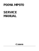 2007 Canon PIXMA MP970 Printer Service Manual & Parts Catalog – preview page 1