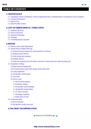 Canon PIXMA MP970 Service Manual - Comprehensive Repair & Maintenance Guide Preview image 2