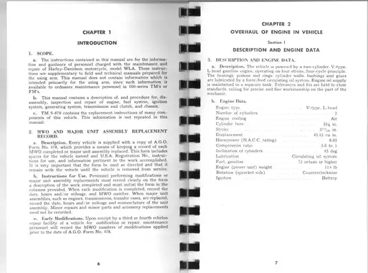 1929-1952 Harley-Davidson HD Solo 45 WLA engine overhaul manual Preview image 5