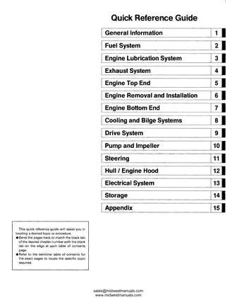 Kawasaki Jet Ski 900 ZXi/750 ZXi Service Manual (1995-2004) Preview image 2