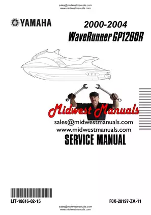 Yamaha WaveRunner GP1200R Service Manual (2000-2004) | Comprehensive Repair & Maintenance Guide