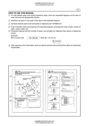 2003-2004 Yamaha GP1300R WaveRunner service manual Preview image 4