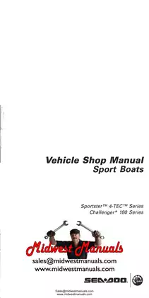 Comprehensive Shop Manual for Sea-Doo Sport Boats Preview image 2