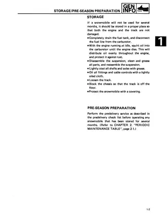 Yamaha Snowmobile Comprehensive Service Manual Preview image 4