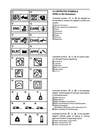 1988-1990 Yamaha Enticer 340, 400, LTR 340, LTR 400, ET400TR, ET340 snowmobile repair manual Preview image 1