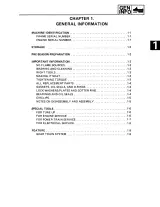 1984 Yamaha ET250 / Enticer 250 Snowmobile Service Manual (P/N Lit126180103) – preview page 3