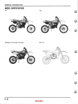 1985–1994 Honda CR80R Factory Service Manual (P/N 89202-GC4-810) – preview page 4