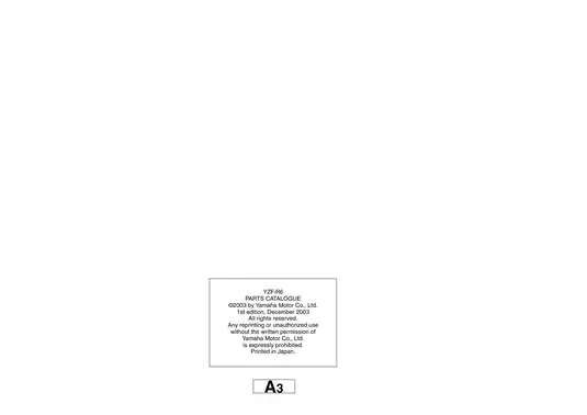 2003-2005 Yamaha YZF-R6 parts catalog + service manual Preview image 2