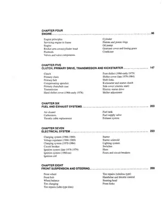 1966-1984 Harley Davidson Shovelhead FL, FLH, FX, FXE, FXS, FLHS, FXEF, FXSB, FXWG, FXB manual Preview image 3