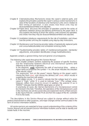 Canon CLC1100/1120/1130/1140/1150/1160/1180 Service Manual Preview image 5