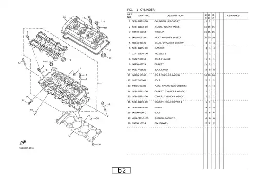 1999-2002 Yamaha YZF-R6 service manual / parts catalog Preview image 5