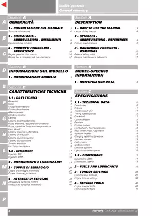 Ducati 999/999S 2006 Workshop Service Manual and Maintenance Guide Preview image 2