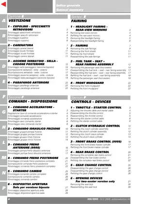 Ducati 999/999S 2006 Workshop Service Manual and Maintenance Guide Preview image 4