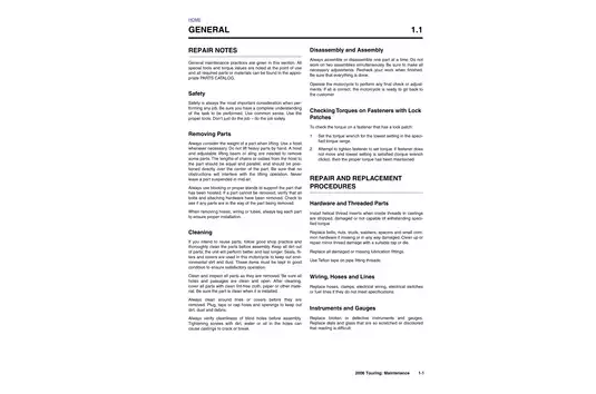 2006 Harley-Davidson Touring Models Service Manual Preview image 4
