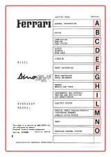 Ferrari Dino 308 GT4 (1973–1980) Workshop Manual (P/N 95990809) – preview page 2