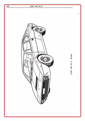 1973-1980 Ferrari Dino 308, 308 GT4 models workshop manual Preview image 4