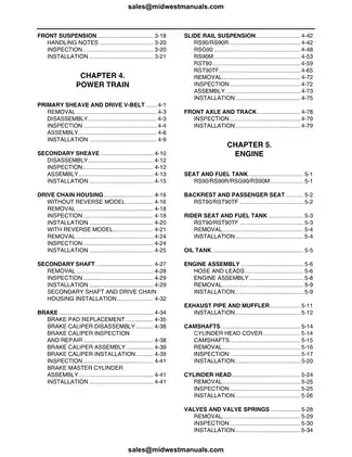 Yamaha RS Series Snowmobile Service Manual (RS90/RS90R/RSG90/RST90) Preview image 3