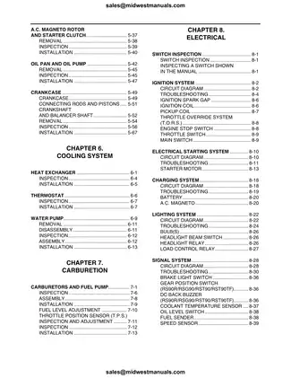 Yamaha RS Series Snowmobile Service Manual (RS90/RS90R/RSG90/RST90) Preview image 4