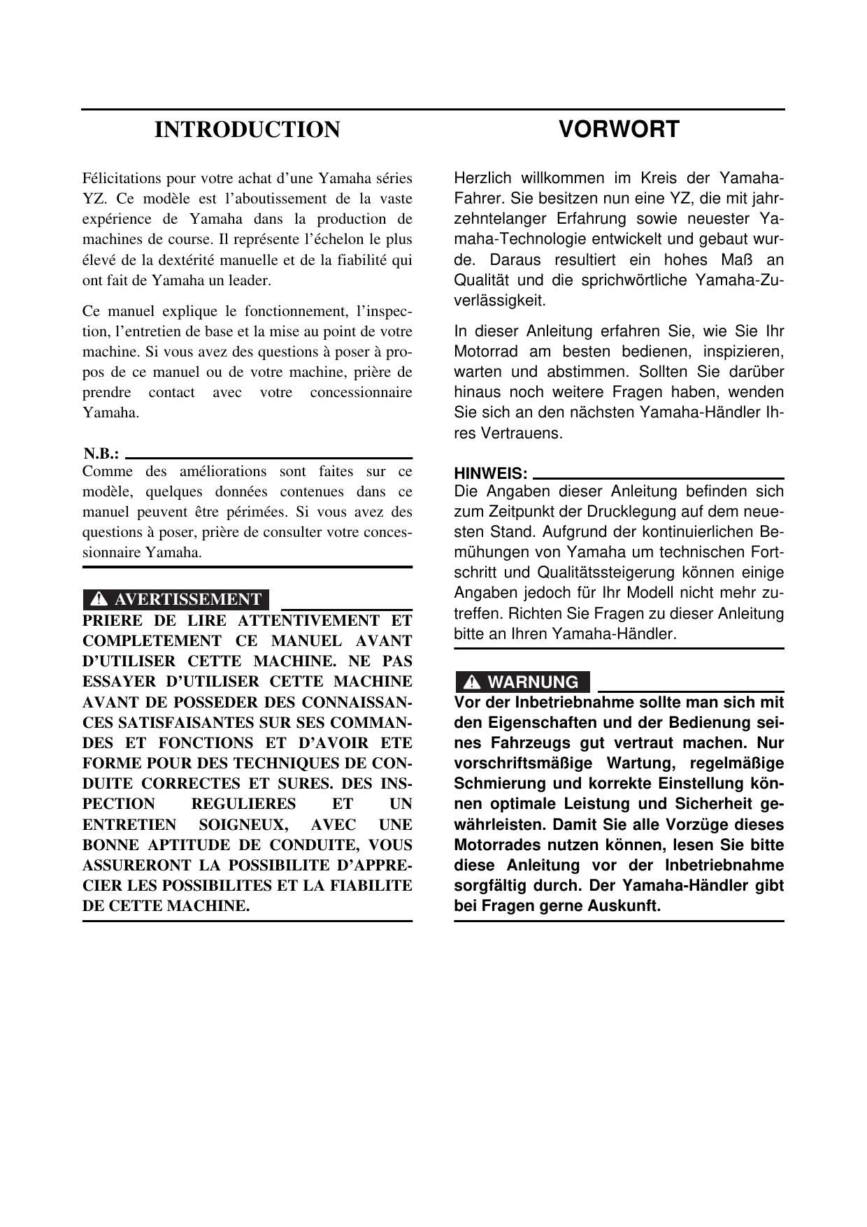 2002-2006 Yamaha YZ85 service, repair and shop manual Preview image 5
