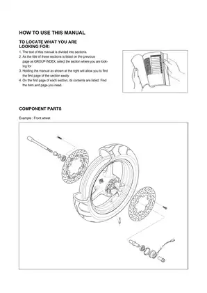 Hyosung Aquila GV650 cruiser-style motorcycle service manual Preview image 3
