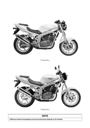 Hyosung Service Manual for Comet 125 and Corrado 250 (2002) Preview image 5